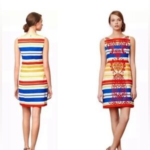 Anthropologie Tabitha Colorful Striped Sleeveless Dress NWOT